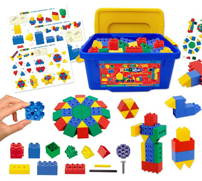 Конструктор для детей от 2.5 лет, Morphun серии Hi-Qube KinderGarten, 165 деталей