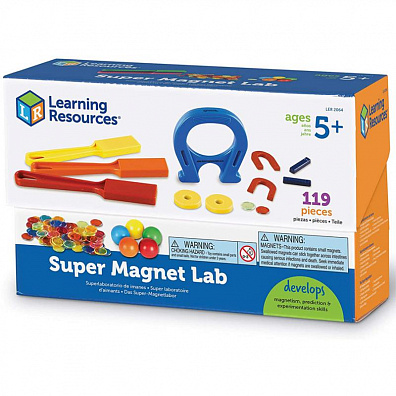 Игровой набор Learning Resources «Моя первая лаборатория. Магнитный супер сет»