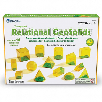 Игровой набор Learning Resources «Объемные геометрические фигуры Взаимосвязи»