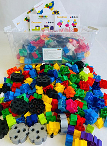 Конструктор Morphun® Проектирование Радуга 300 деталей Junior Starter Rainbow 300 Set