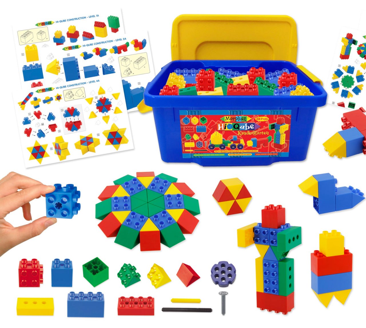 Конструктор для детей от 2.5 лет, Morphun серии Hi-Qube KinderGarten ...
