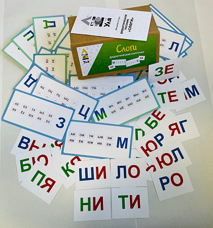 Дидактическое пособие «Слоги»