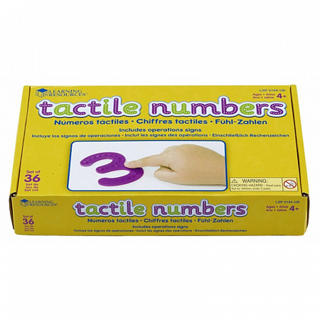 Игровой набор Learning Resources «Тактильные цифры и знаки»