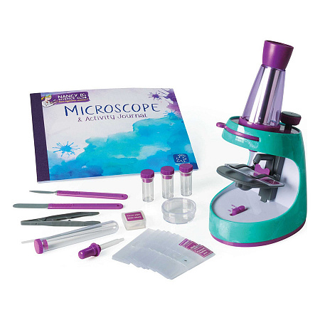 Развивающая игрушка «Мой первый микроскоп» (с подсветкой и препаратами)