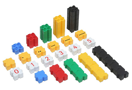 Обучающий конструктор Morphun Kindermaths Single Set «3D Математика» (175 деталей)