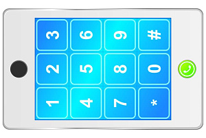 Тематическое поле-маршрутизатор "Телефон" для мини- робота 