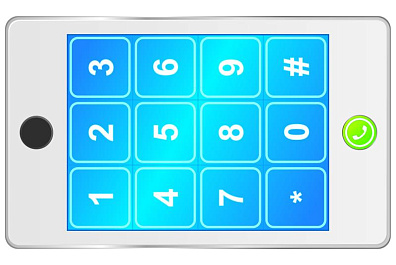 Тематическое поле-маршрутизатор "Телефон" для мини- робота 