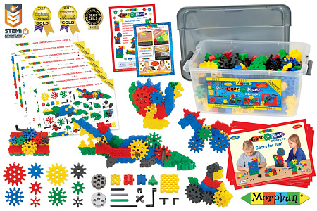 Конструктор Morphun STEM 300 деталей (Шестеренки) Junior Standard