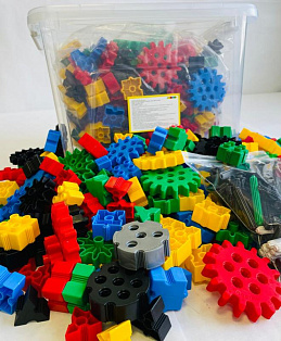 Конструктор Morphun STEM (Шестеренки) Gearphun Starter 400 piece Set