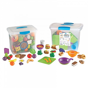 Игровой набор Learning resources продуктов и посуды в детском саду (комплект для группы)